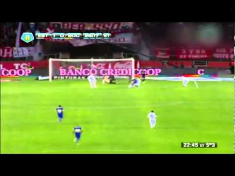 Boca 0 - Estudiantes 1 Se lo pierde Burrito Martínez / Fecha 3 Torneo Inicial 2013