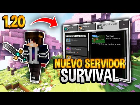 ✅ NEW SURVIVAL VANILLA SERVER for MINECRAFT PE 1.20 |  Minecraft Java Servers/Bedrock 1.20😱