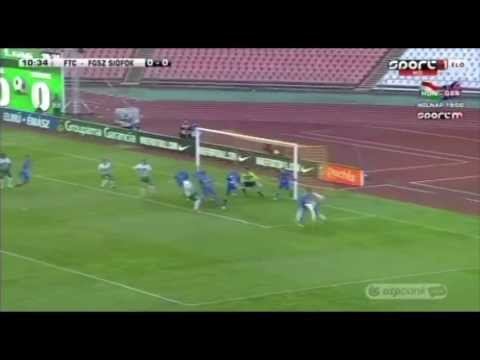 23. forduló Ferencvárosi TC - FGSZ Siófok 4-2 Böde Dániel első gólja