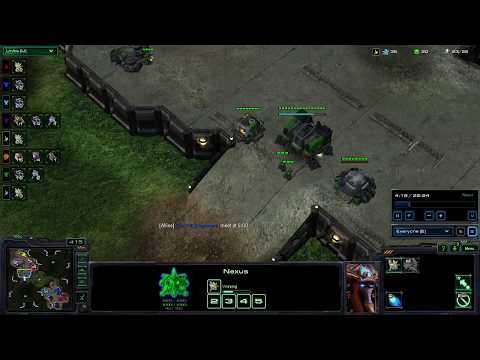 StarCraft II Terran rush strategy using Planetary Fortress