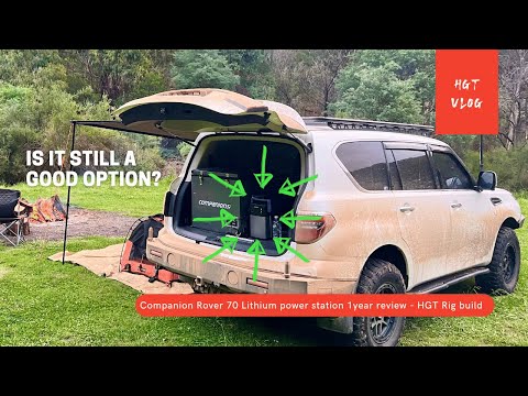 Companion Rover 70 lithium power station -1 year review update - HGT Rig Build
