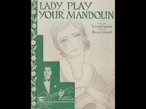 Lady, Play Your Mandolin (1930)