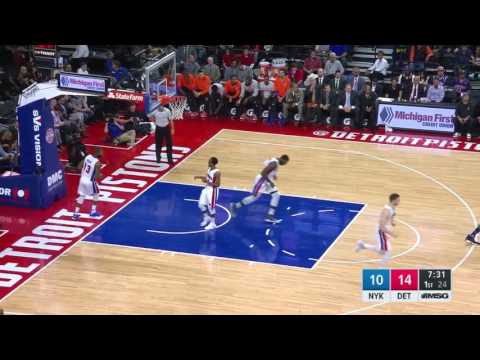 Kristaps Porzingis vs Detroit Pistons 01.11.2016 (18Pts)