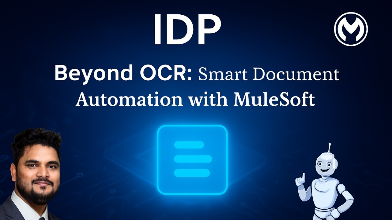 OCR is Dead? Meet IDP (Intelligent Document Processing) with MuleSoft- Live Demo