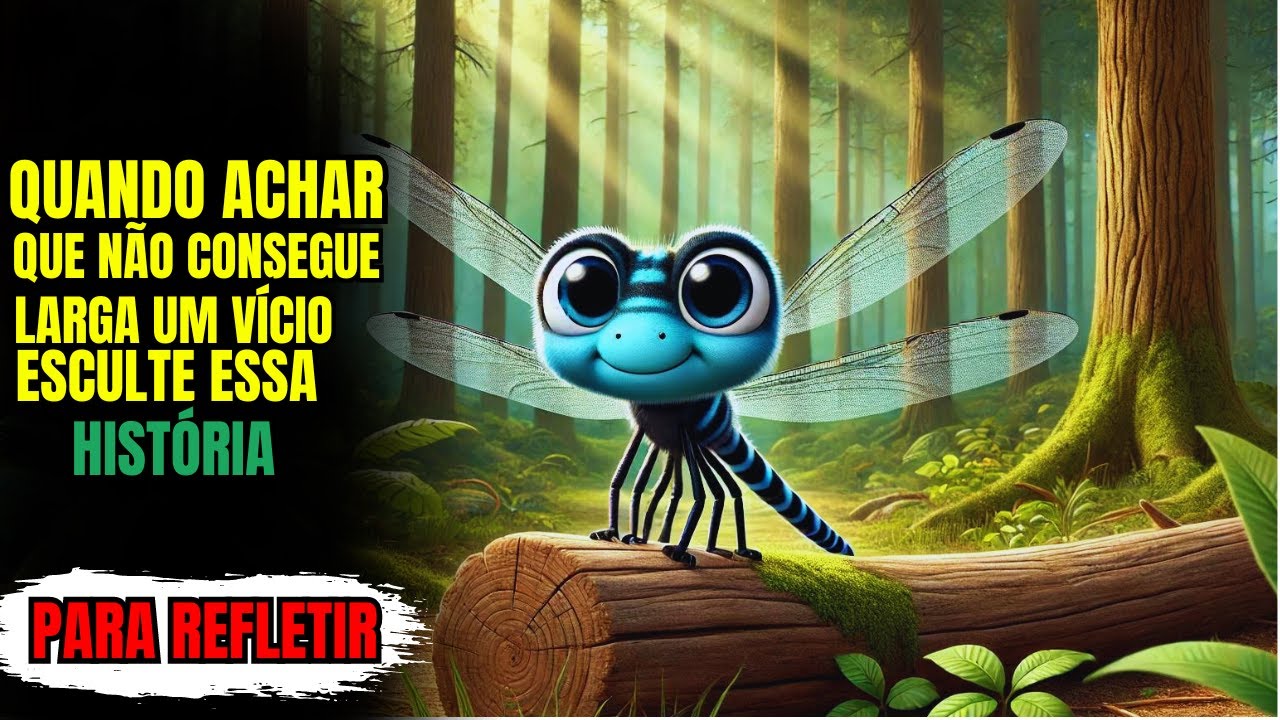 A Libélula Que Ensinou A Superar Vícios ➤ A Libélula e a Fonte