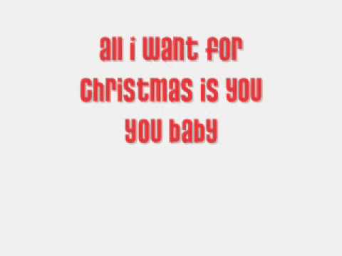 Mariah Carey- All I Want For Christmas Is You (lyrics)