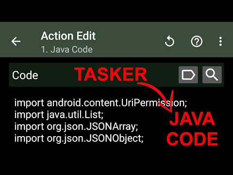 Tasker - Java Code Action