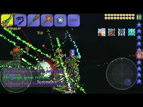 All the mechanical boss in terraria