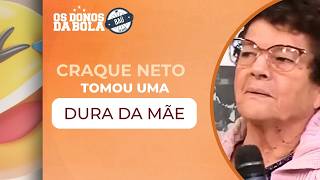 "CALA BOCA!" CRAQUE NETO TOMA DURA DE DONA CIDA, A MAMÃE, AO VIVO! | Baú do Neto