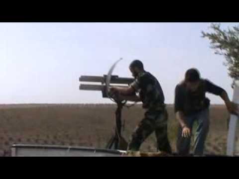 استهداف مقرات النظام بصاروخ محلي الصنع من قبل كتيبة الصمود جنود الله في ريف حمص الشمالي