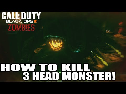 How To Kill 3 Headed Monster (After Round) 8 Black Ops 3 Zombies