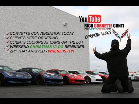 ON THE LOT CORVETTE DISCUSSION WITH CLIENTS & RECENT 2019 ZR1 ARRIVAL Video