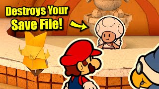 Massive Game Breaking Glitch Destroys Your Save File in Paper Mario: The Origami King