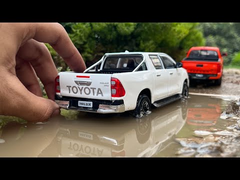Mini Toyota Hilux Unboxing | Tacoma | Diecast Model Cars 