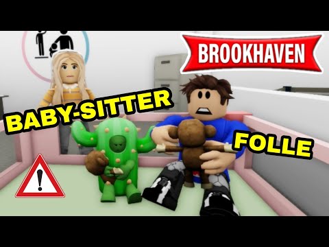 CACTUS ET LA PIRE BABY-SITTER DE BROOKHAVEN 😳 ! ROBLOX - BROOKHAVEN RP