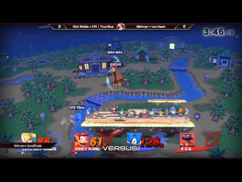 VS EVO 2015 Doubles - Winners Semis - NickRiddle +  True Blue vs. 8BitMan + Leo Heart - Smash 4