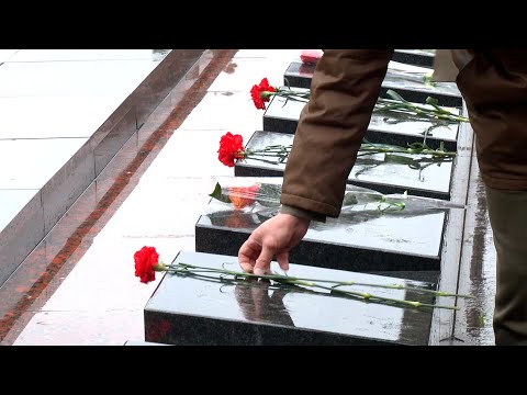 Представители воинских частей и организаций Гомельского гарнизона провели автопробег видео