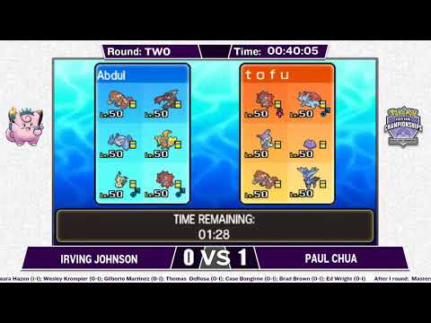 Paul Chua vs Irving Johnson - VGC Midseason Showdown - Somerville, NJ - Round 2