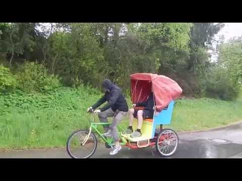 LiveToMove: Rikscha Regensburg to Rom /01 Testdrive