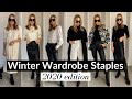 WINTER WARDROBE ESSENTIALS FOR 2020 CAPSULE WARDROBE
