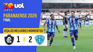REMO 1 X 2 PAYSANDU | MELHORES MOMENTOS | FINAL CAMPEONATO PARAENSE 2026 (JOGO DE IDA)