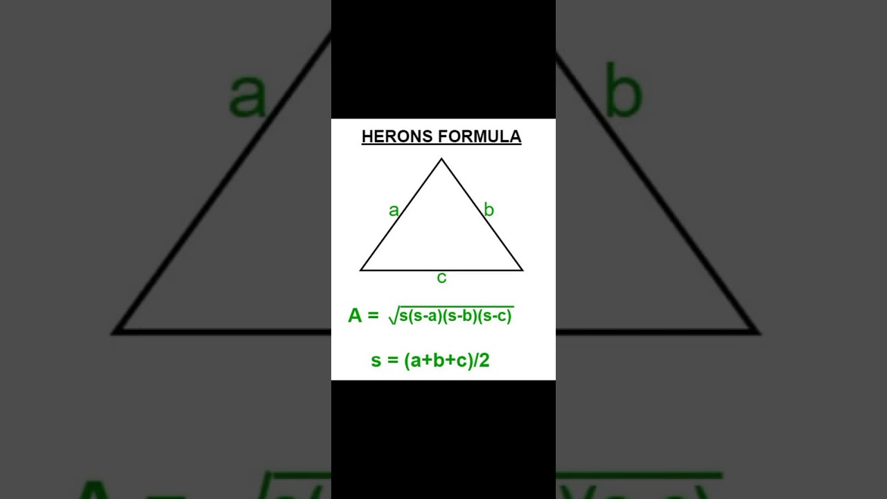 Heron's Formula