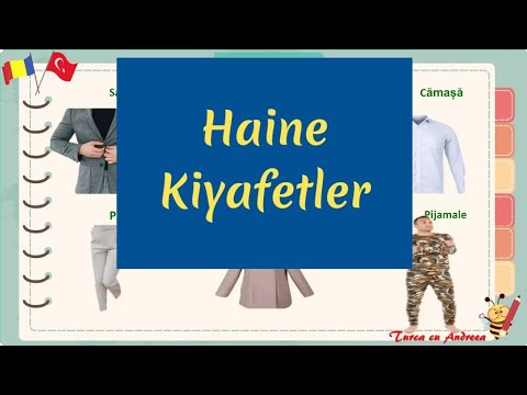 Învață Turca Lecția -29 Haine /Kiyafetler