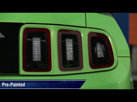 Mustang MMD Tail Light Trim - Pre-Painted Matte Black and Chrome (13 All) Review