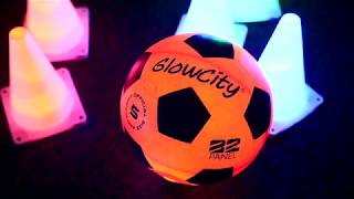 GlowCity Light Up LED Soccer Ball in Action