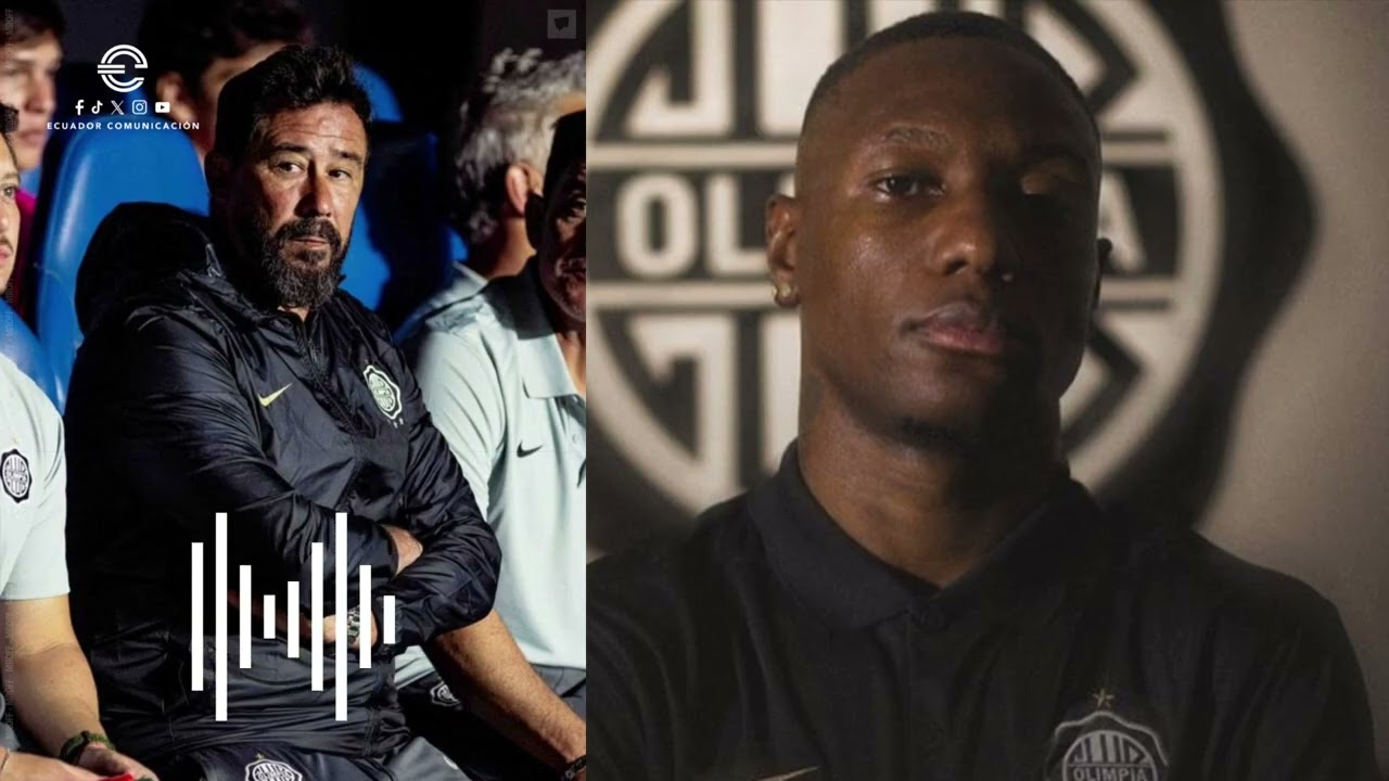 Aníbal Chalá en crisis en Olimpia de Paraguay: críticas duras de la hinchada y respaldo del DT Vitamina Sánchez