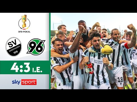 SV Sandhausen - Hannover 96 | Highlights - 1. Runde | DFB Pokal 2023/24
