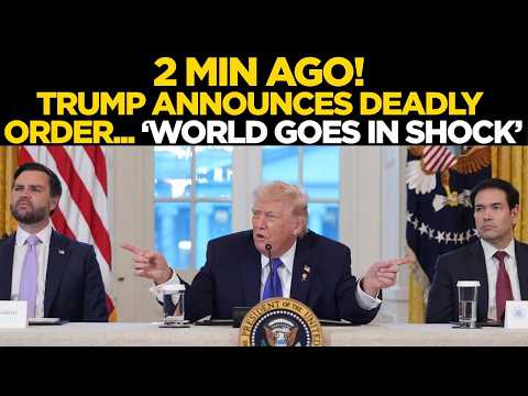LIVE | Trump Drops NUCLEAR Bombshell On Iran, Russia, China | Declares EMERGENCY From Whitehouse