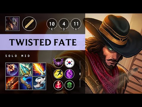Twisted Fate Mid vs Corki: Rampage - KR Master Patch 14.21