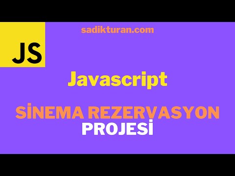 Javascript ile Sinema Koltuk Rezervasyon Uygulaması