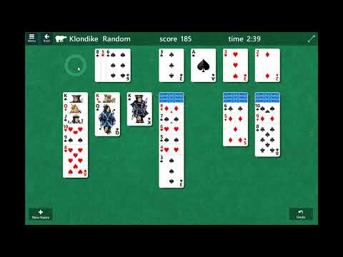 Solitaire Klondike gameplay - YouTube