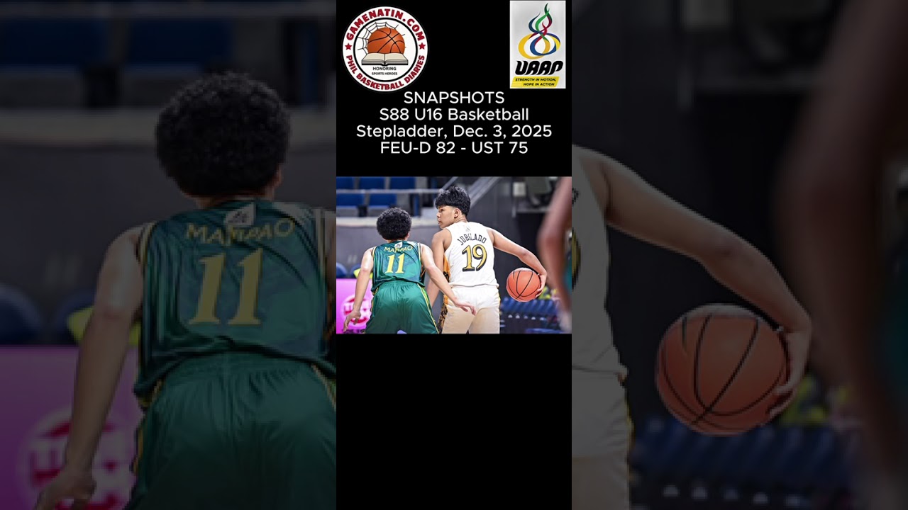 Snapshots: U16 Basketball Final 4 - FEU 82 - UST 75