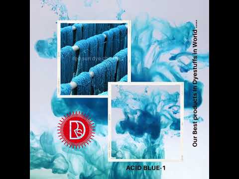 Acid blue 1 dyes