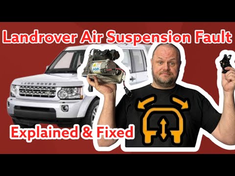 Landrover Air suspension Fault, Explained, Fixed