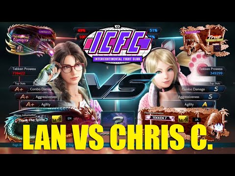 ICFC ASIA Fall 2022 - Tekken 7 Exhibition - Lan (Julia) vs Chris C. (Lucky Chloe)