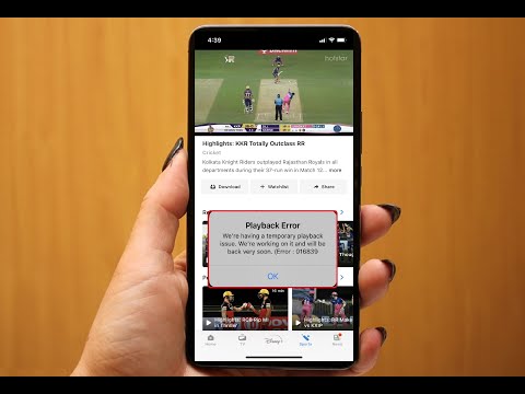 How to Fix Disney+ Hotstar Error While Watching Live Cricket Matches