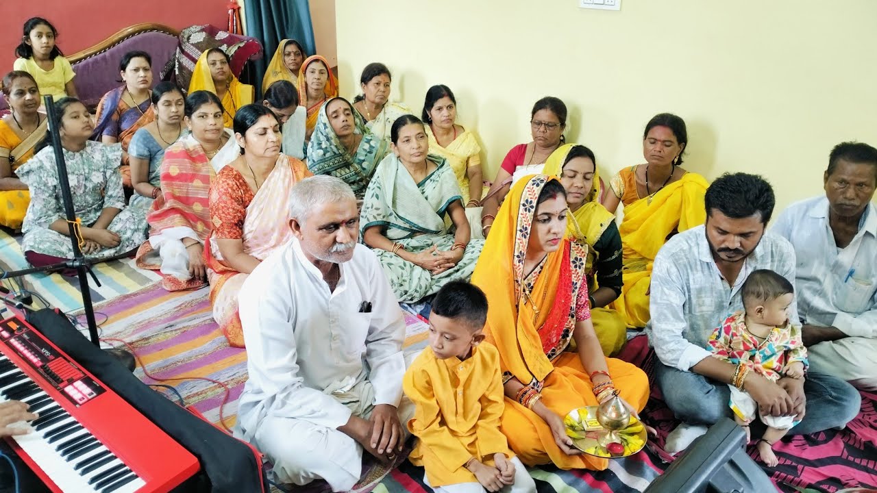 श्री आशारामायण पाठ ।। श्री पादुका पूजन यात्रा।। आयोजक:- श्री भुवनेश्वर बघेल चरोदा भिलाई