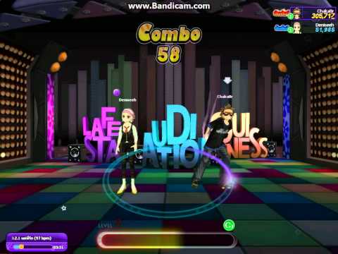 Audition PVS - Beat rush ctrl spam 97bpm (at 60 fps) with 4 fingers tap