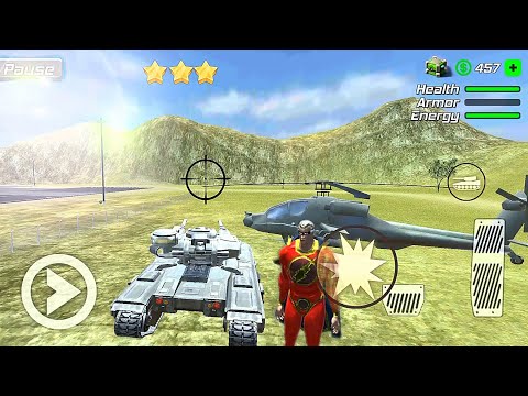 Amazing Super Hero Driving Army Tank Helicopter and Super Cars Simulator #4 👉 ANDROID GAMEPLAY
