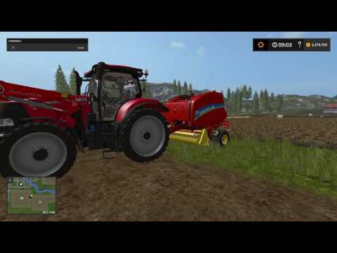 Farming Simulator 17 Gold crest valley baling