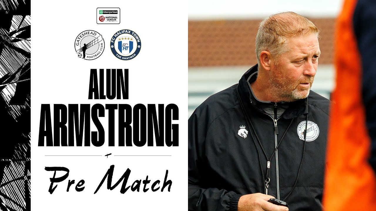 💬 “A positive mood” | Alun Armstrong pre-Halifax Town (H) | PRE-MATCH