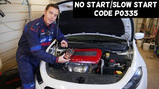 CAR NOT STARTING CODE P0335 CRANKSHAFT POSITION SENSOR A FIX DODGE JEEP CHRYSLER FIAT
