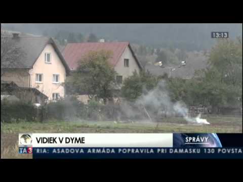 Ľudia sa pripravujú na zimu a vo veľkom spaľujú, hrozí im pokuta