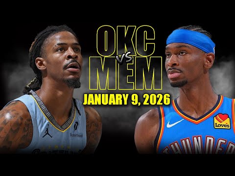 Oklahoma City Thunder vs Memphis Grizzlies Full Game Highlights – January 9, 2026 | NBA Season