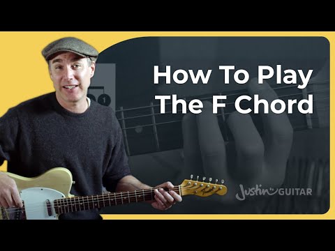 The Easiest F Chord Guitar Lesson You'll Find :)