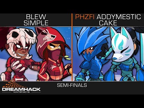 Blew & simpLe vs Addymestic & Cake - Semi-Finals - DreamHack Winter 2018 2v2